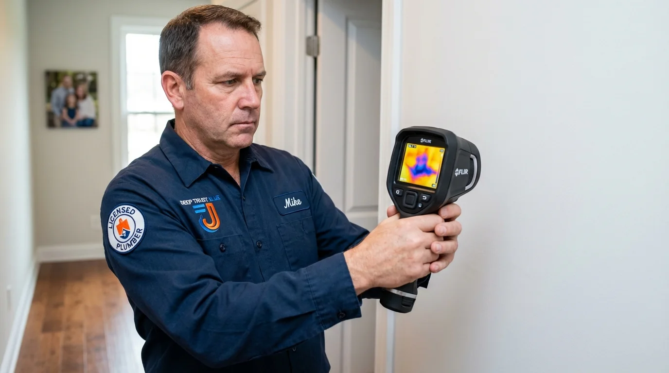 Thermal imaging leak detection by Johns Plumbing LLC in Sparks